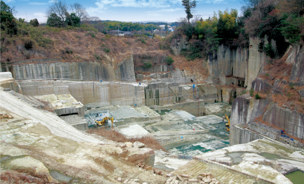露天掘り採掘場